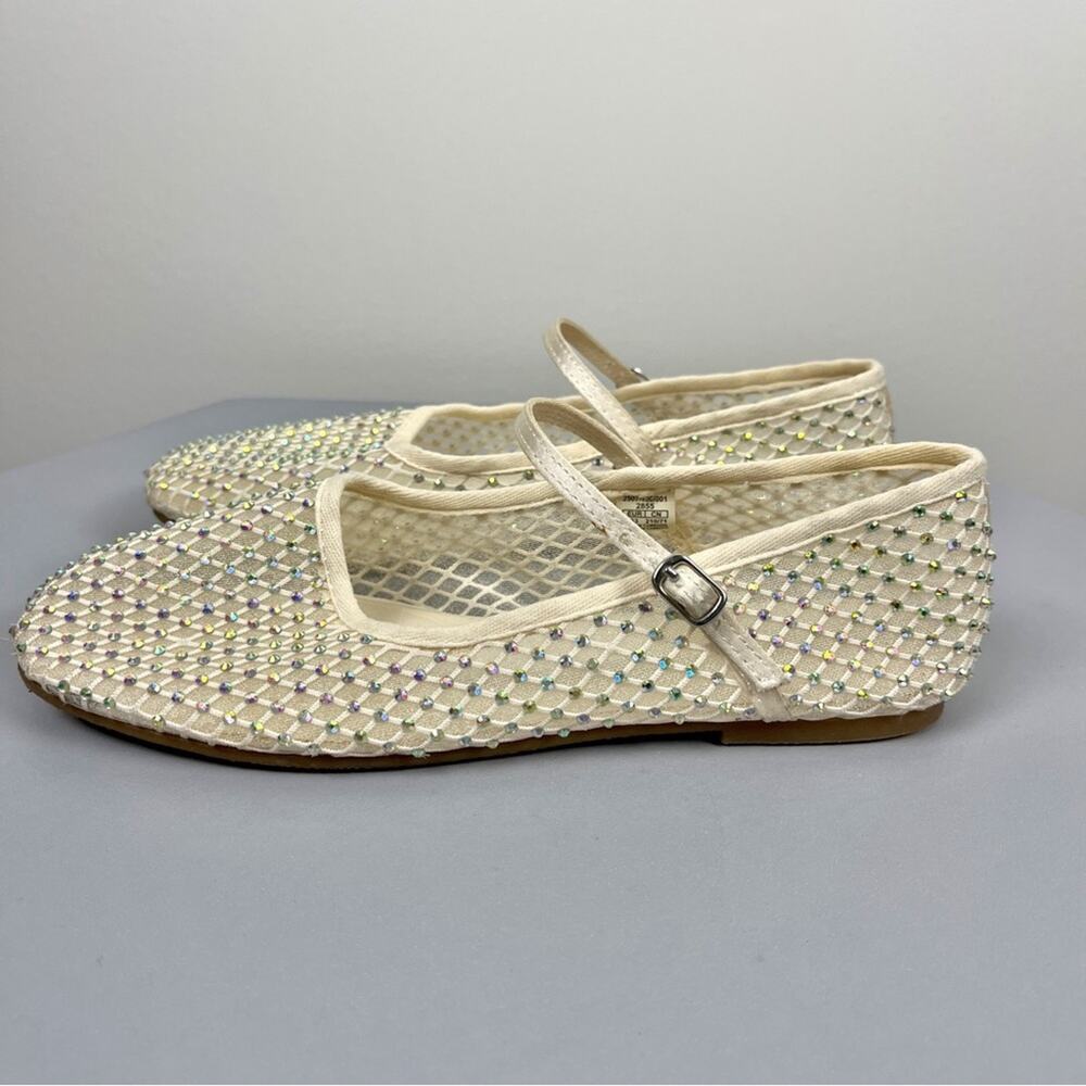 Zara Big Girl Rhinestone Ballet Flats